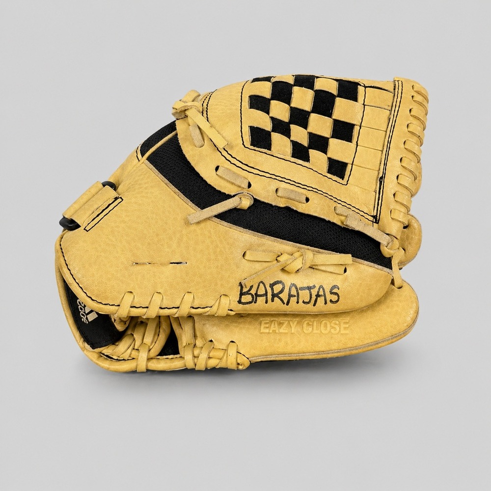 Adidas Easy Close 10.5 Youth Baseball Glove RHT Tan Black‎ Leather Used